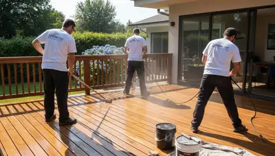 Boulder, CO deck painting service with durable UV-resistant finish for weather protection