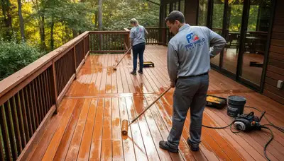 Deck sealing service in Boulder, CO protects wood decks from UV damage and moisture.