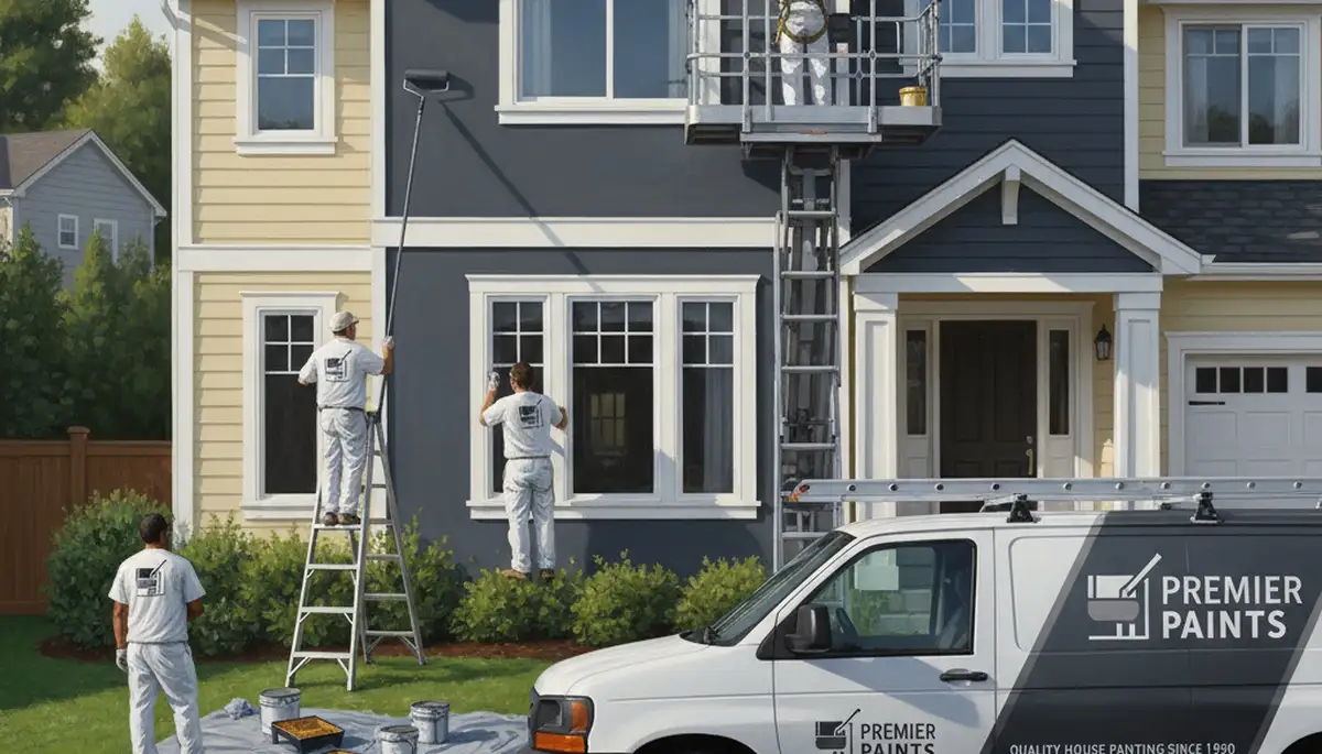 Boulder, CO house painters applying durable exterior coating on a high-altitude home