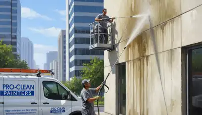 Pressure washing exterior surfaces in Boulder, CO for Boulder Paint Pros