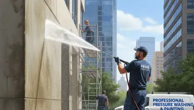 Pressure cleaning service in Boulder, CO for driveways, siding, and decks by Boulder Paint Pros