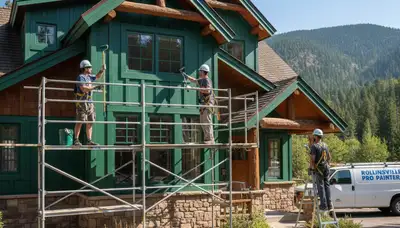 Boulder, CO house painters providing professional interior and exterior painting services