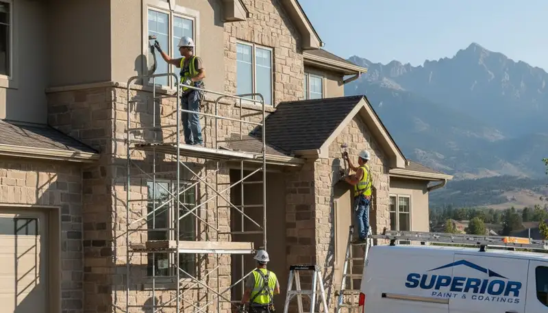 Boulder, CO house painters providing professional interior and exterior painting services