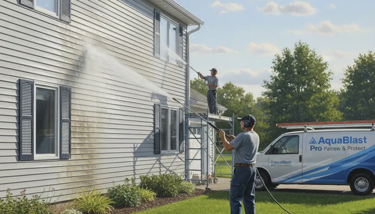 Vinyl siding pressure cleaning in Boulder, CO to remove dirt, mildew, and weather buildup