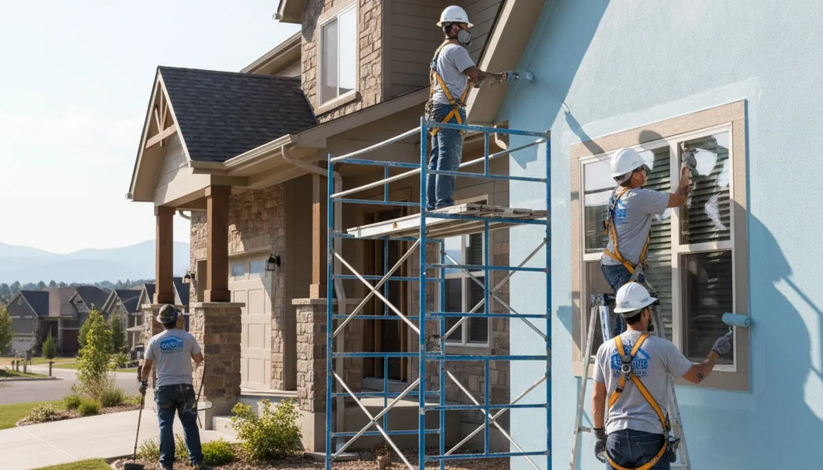 Boulder, CO painting service team providing professional house painting for residential exteriors