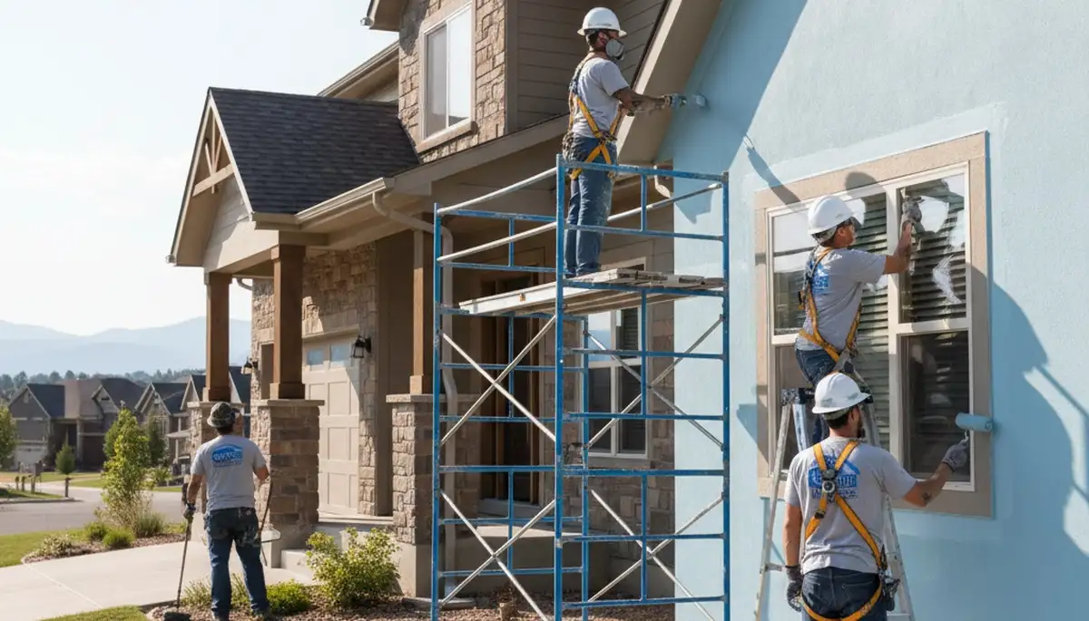 Boulder, CO painting service team providing professional house painting for residential exteriors
