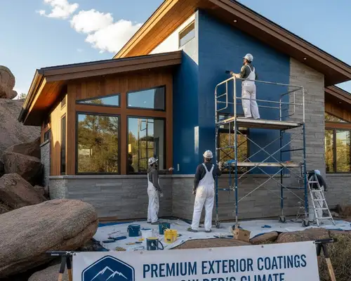 Exterior painting for Boulder, CO homes built to withstand weather and protect siding