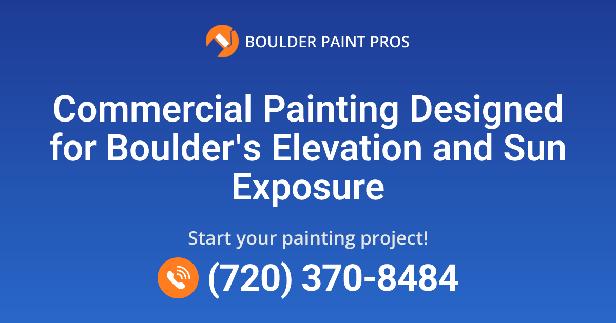 Paint Roster Commercial Painting in Boulder, CO | Boulder Paint Pros